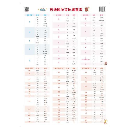 全新升级版英语音标发音详览手册